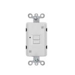 AIDA Self-Test 20A Blank Face Weather Resistant GFCI Receptacle with LED Light
