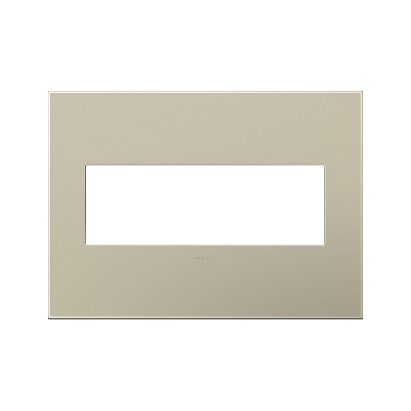 Legrand AWP3GTM4 Gray 3-Gang Decorator/Rocker Wall Plate