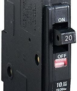 Square D QO120 QO Mini Breaker 20 A 1 pole 120/240 V 10 kA plug in