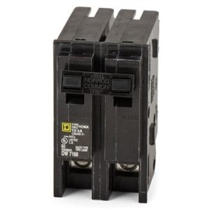Square D HOM230 Mini circuit breaker Homeline 30A 2 pole 120/240 VAC 10 kA AIR standard type plug in mount