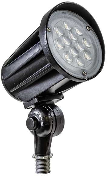 DABMAR DPR50-LED28S 28W LED 120-277V LED Directional Spot Light 30º Black 4000K