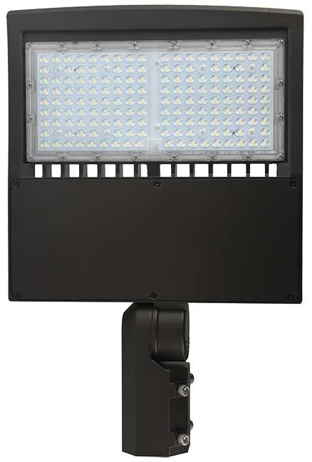 DABMAR DF-LED7756-T3 80W LED 120-277V Shoebox LED Post Top Fixture Black Type 3 4000K