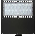 DABMAR DF-LED7771-T4 300W LED 120-277V Shoebox LED Post Top Fixture Black Type 4 4000K
