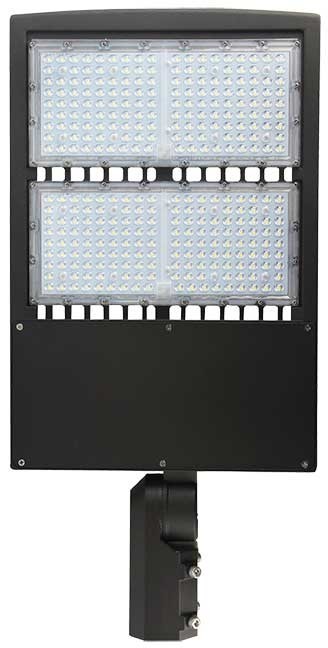DABMAR DF-LED7771-T5 300W LED 120-277V Shoebox LED Post Top Fixture Black Type 5 4000K