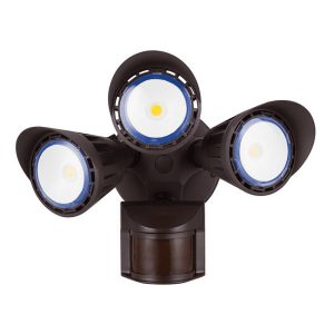 Westgate SL-30W Series 30W LED PIR Sensor Bronze Security Lights