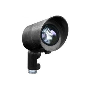 Dabmar FG132-LED3 3 Watts 120-277V LED Fiberglass Directional Spot Light w/Hood PAR38-LED Bulb 6400K