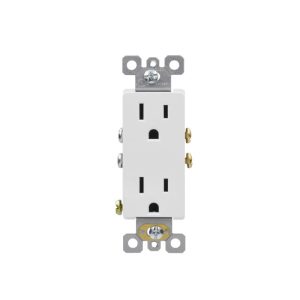 AIDA 15A Tamper Resistant Residential Grade Decora Receptacle