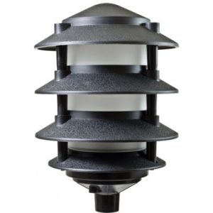 Dabmar FG5100-LED6 6 Watts 120V LED Four-Tier Fiberglass Pagoda Light AG19-LED Bulb 6000K