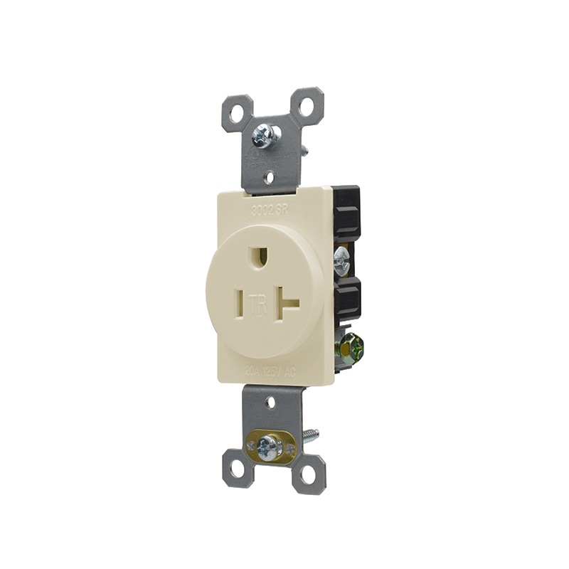 AIDA 20A Tamper Resistant Residential Grade Single Receptacle