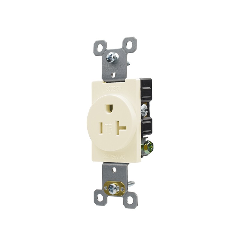 AIDA 20A Tamper Resistant Residential Grade Single Receptacle
