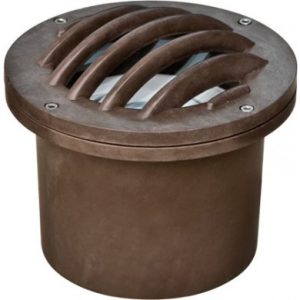 Dabmar Lighting FG315-MR-LED3 3 Watts 12V Adjustable In-Ground Well Light Fixture MR16 LED Bronze 6400K