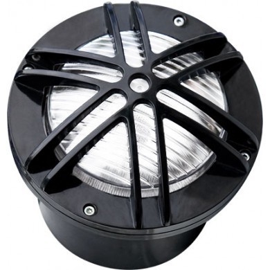 Dabmar Lighting FG327-LED4 4 Watts 12V Adjustable In-Ground Well Light Fixture w/Star Grill Par36 LED 6400K