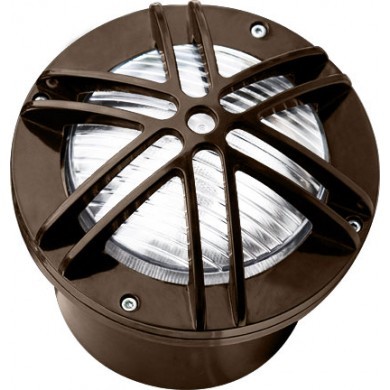 Dabmar Lighting FG327-LED4 4 Watts 12V Adjustable In-Ground Well Light Fixture w/Star Grill Par36 LED 6400K