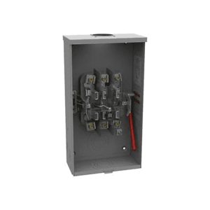 Milbank U7421-RL 600 VAC 200 Amp 7-Terminal 3-Phase Overhead Meter Socket