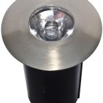 Dabmar Lighting LV-LED129-SS 1 Watts 12V In-Ground Well Light Integral LED 2700K