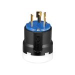 Cooper Wiring Device AHCL630P 3-Wire 2-Pole Color Coded Industrial Grade Ultra Grip Locking Plug 250VAC 30A