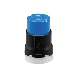 Cooper Wiring Device AHCL630C 3-Wire 2-Pole Color Coded Industrial Grade Ultra Grip Locking Connector 250VAC 30A