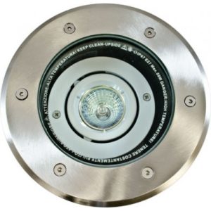 Dabmar Lighting LV312-LED3 Adjustable In-Ground Well Light Fixture 3 Watts LED MR16 12 Volts 6500K