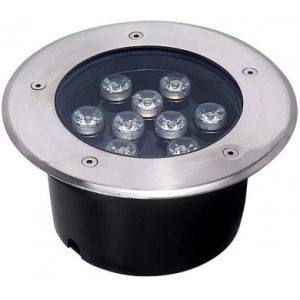 Dabmar Lighting LV315-LED9-SS Stainless Steel Well Light 9 Watt LED Spot Integral LED 12 Volts