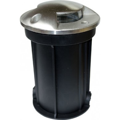 Dabmar Lighting LV320-LED3-SS316 In-Ground Drive-Over Well Light Fixture 3 Watts LED MR16 12 Volts 6500K