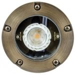 Dabmar Lighting LV342-LED3-WBS Adjustable In-Ground Well Light Fixture 3 Watts LED MR16 12 Volts 6500K