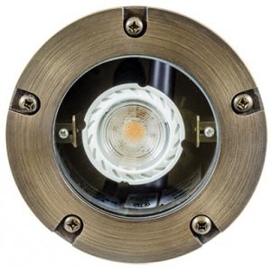 Dabmar Lighting LV342-LED3-WBS Adjustable In-Ground Well Light Fixture 3 Watts LED MR16 12 Volts 6500K