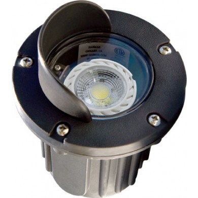 Dabmar Lighting LV347-LED3 Adjustable In-Ground Well Light Fixture w/Hood 3 Watts LED MR16 12 Volts 6500K