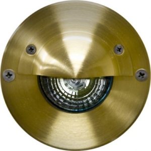 Dabmar Lighting LV625-LED3-BS In-Ground Well Light Fixture 3 Watts LED MR16 12 Volts Brass 6500K