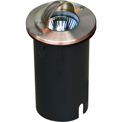 Dabmar Lighting LV625-LED3-BS In-Ground Well Light Fixture 3 Watts LED MR16 12 Volts Brass 6500K