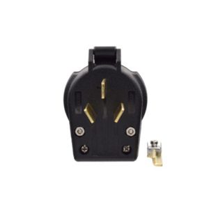 AIDA 030746 30/50A 125/250V Black 3-Prong Power Plug