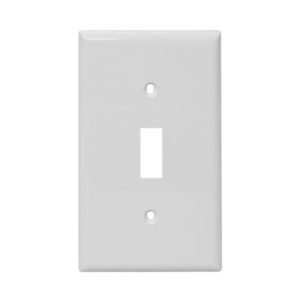 AIDA 1 Gang Standard Toggle Switch Wall Plate