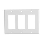 AIDA 3 Gang Standard Decorator Switch Wall Plate