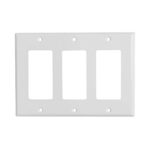 AIDA 3 Gang Standard Decorator Switch Wall Plate