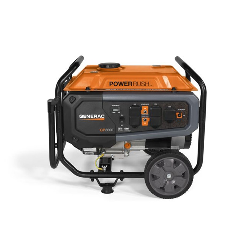 Generac 7677 GP3600 3600-Watt Gasoline Powered Portable Generator