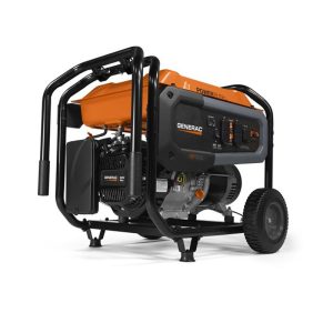 Generac 7682 GP6500E 6500-Watt Gasoline Powered Portable Generator with Transfer Switch Outlet