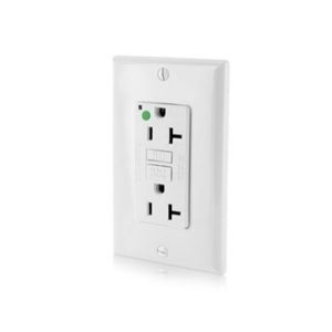 Leviton GFNT2-HGW SmartlockPro GFCI 20A Duplex Receptacle Outlet