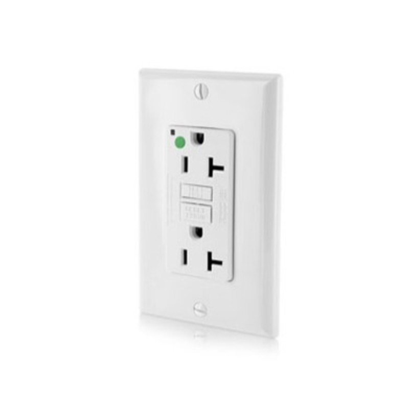Leviton GFNT2-HGW SmartlockPro GFCI 20A Duplex Receptacle Outlet