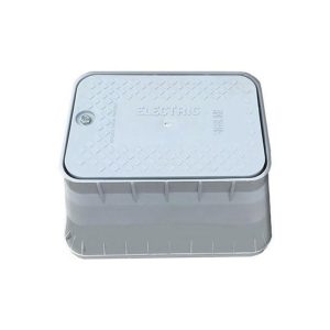 A170151 Underground Box With Cover, Electrical Gray Box 14" x 19" x 12"