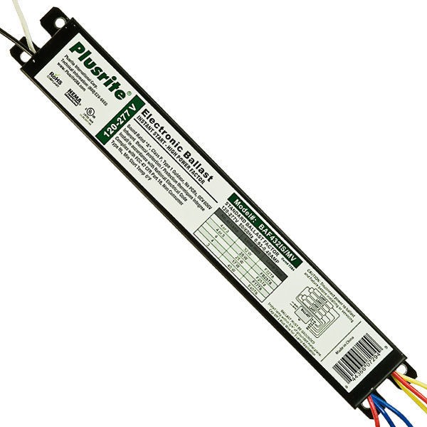 Plusrite 7294 4 Lamp F32T8 120/277V Instant Start Ballast