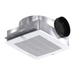 Greenheck SP-B90 Low Profile Bathroom Exhaust Fan 115V, 1Ph, 57-104 CFM