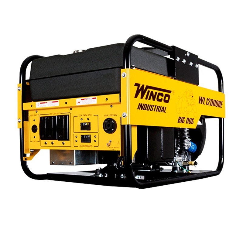 Winco WL12000HE-03/A-PKG 12000W Gas-Fueled Portable Generator Package