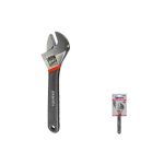 Dakota DAAW006 Soft Grip Adjustable Wrench 6"