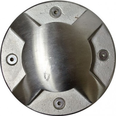 Dabmar Lighting LV322-LED3-SS316 In-Ground Drive Over Well Light Fixture 3 Watts LED MR16 12 Volts 2700K