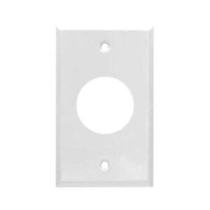 AIDA 053511 1 Gang Standard Smooth Metal Single Receptacle Wall Plate