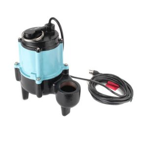 Little Giant 511322 10SN-CIM 1/2 HP, 95 GPM @ 10ft Submersible Manual Sewage Pump