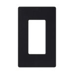 Lutron SC-1-MN Claro 1 Gang Decorator Wallplate, Midnight