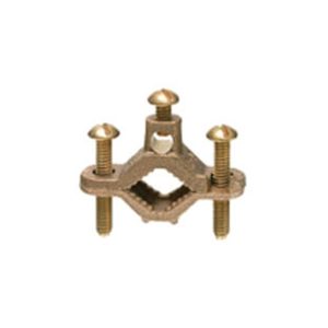 Arlington 720DB 1/2" to 1" Bronze Ground Clamp for Bare Wire 10 to 2 AWG