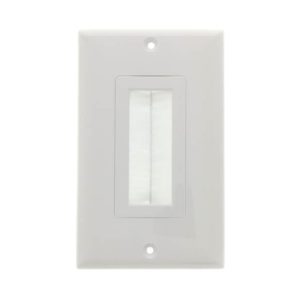 Arlington CED135WP White Non-Metallic Cable Entry Device for Low-Voltage Wire