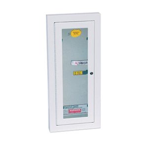 Kidde 468046 Fire Extinguisher Semi-recessed Cabinets/Keyed Steel Cam Lock