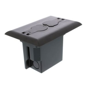 Arlington FLBRF101BR Non-Metallic Floor Box w/ Threaded Plugs
